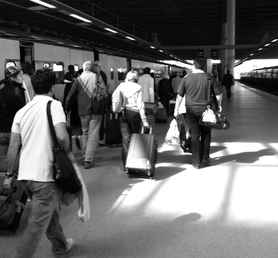St. Pancras International Station Train Platform